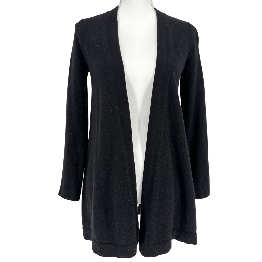 Christopher Fischer Black Cashmere Longline Cardigan S Minimalist Luxe Classic